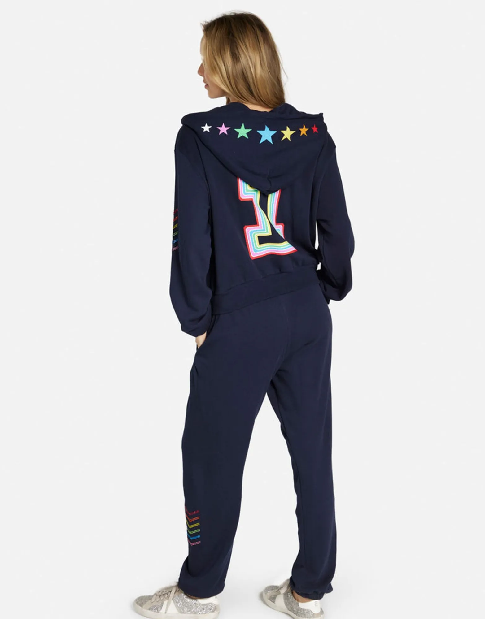 Clearance #1 Love Rainbow Lip Hoodie In | Lachelle By Women Hoodies