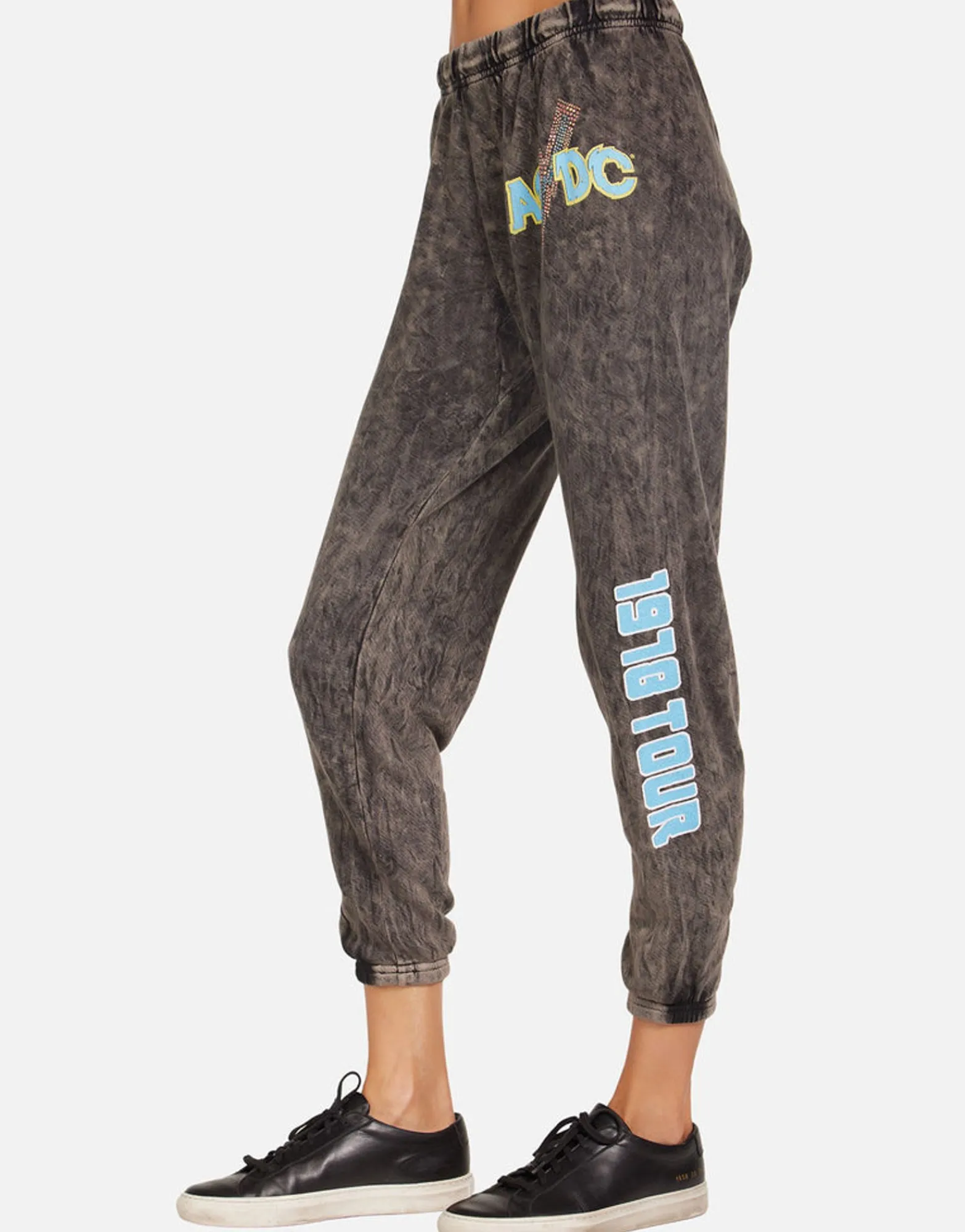 Best Acdc 1978 Tour Women'S Crop Sweatpants | Alana By Women Crop Sweatpants