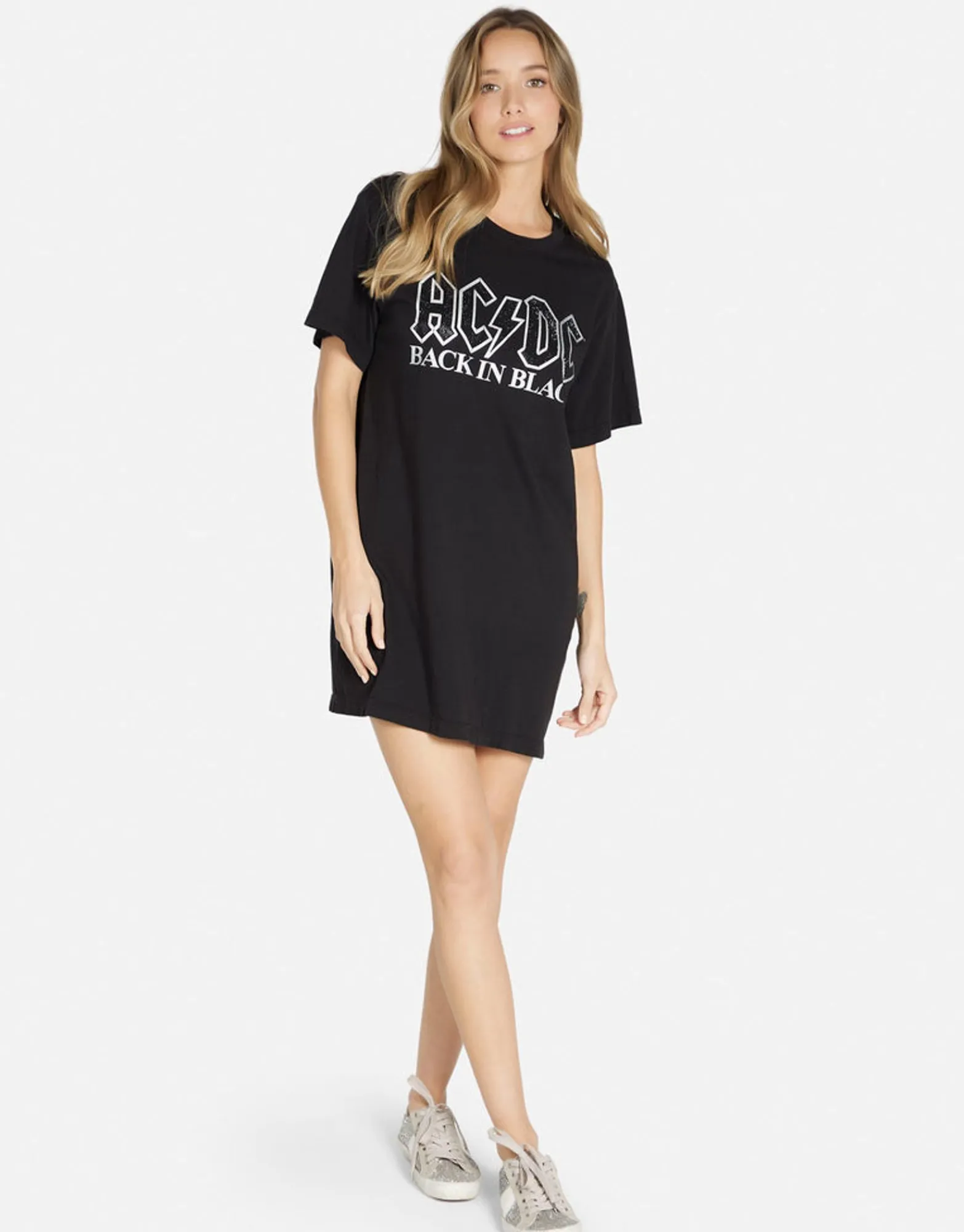 Best Sale Acdc Crystals T-Shirt Dress In | Misty By Women Dresses