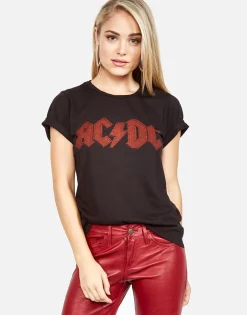 Fashion Acdc Money Talks S/S Vintage Tee | Croft By Women Short Sleeve