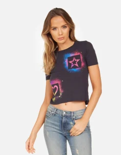 Outlet Adeline Graffiti Love Women Short Sleeve
