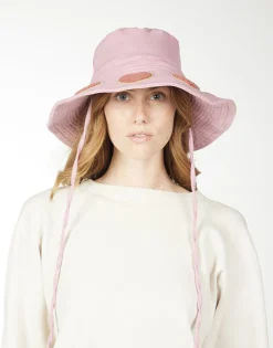Best Adina- Bucket Hat W/ Chenille Heart Patches Hats