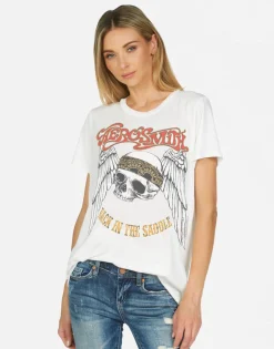 Discount Aerosmith Back In The Saddle Concert Shirt | Wolf X By Women Short Sleeve