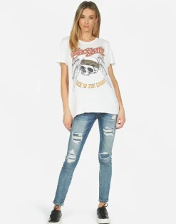 Discount Aerosmith Back In The Saddle Concert Shirt | Wolf X By Women Short Sleeve
