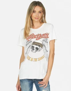 Discount Aerosmith Back In The Saddle Concert Shirt | Wolf X By Women Short Sleeve