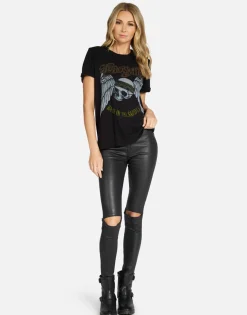 Online Aerosmith Back In The Saddle Vintage Tee | Edda X By Women Short Sleeve