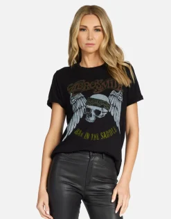 Online Aerosmith Back In The Saddle Vintage Tee | Edda X By Women Short Sleeve