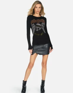 Discount Aerosmith Back In The Saddle Fitted Top | Mckinley X By Women Long Sleeve
