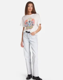 Clearance Aerosmith Tour Boxy Crop Tee In | Rue By Women Short Sleeve