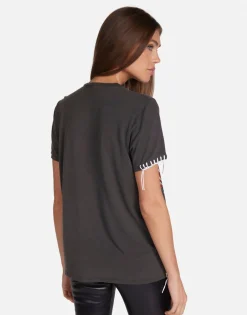 Best Aerosmith Tour Boyfriend Tee In | Wolf By Women Short Sleeve