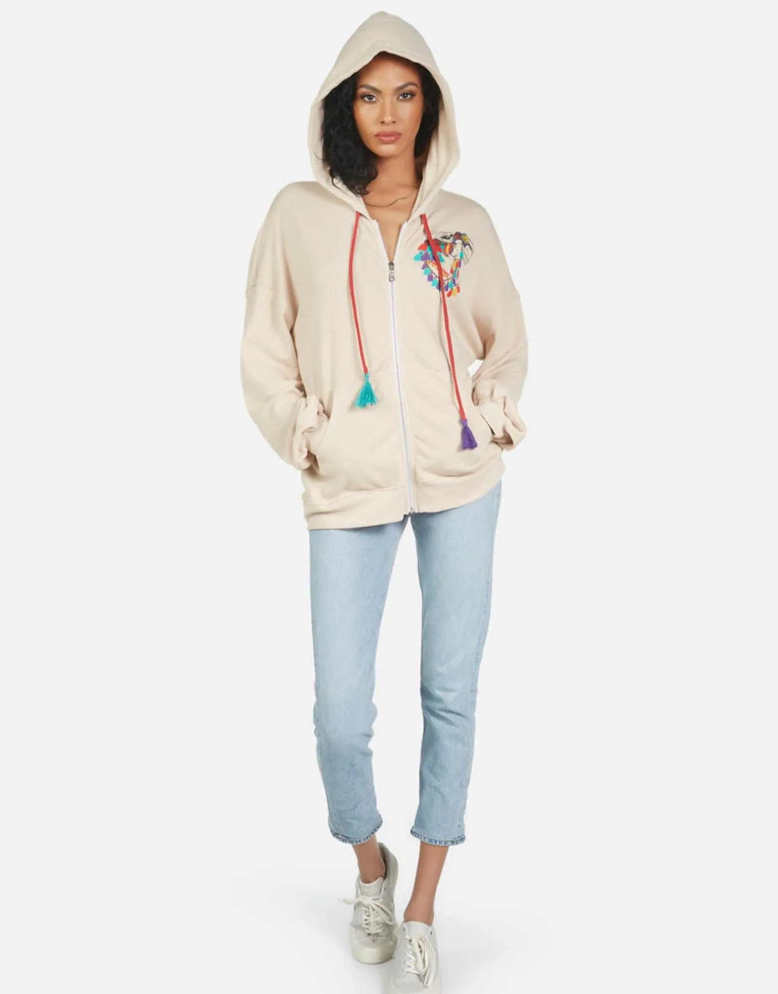 Cheap Aisha Peace Love Camel Women Hoodies