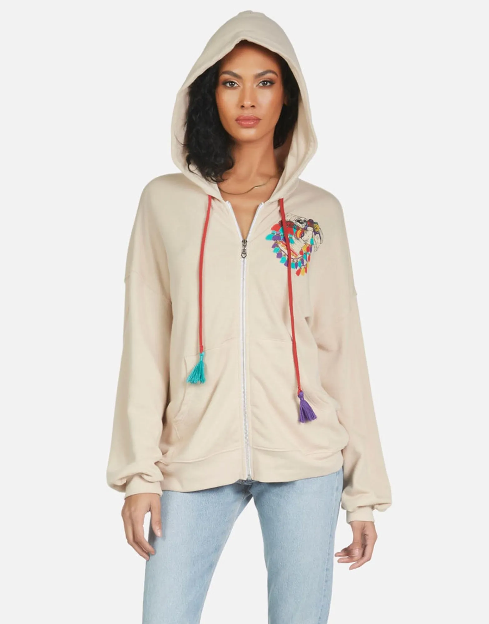 Cheap Aisha Peace Love Camel Women Hoodies