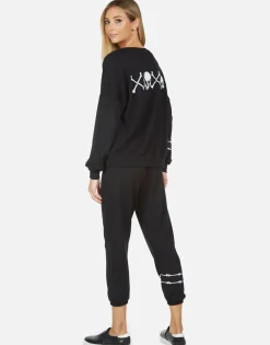 Flash Sale Alana Bone Diamond Women Crop Sweatpants