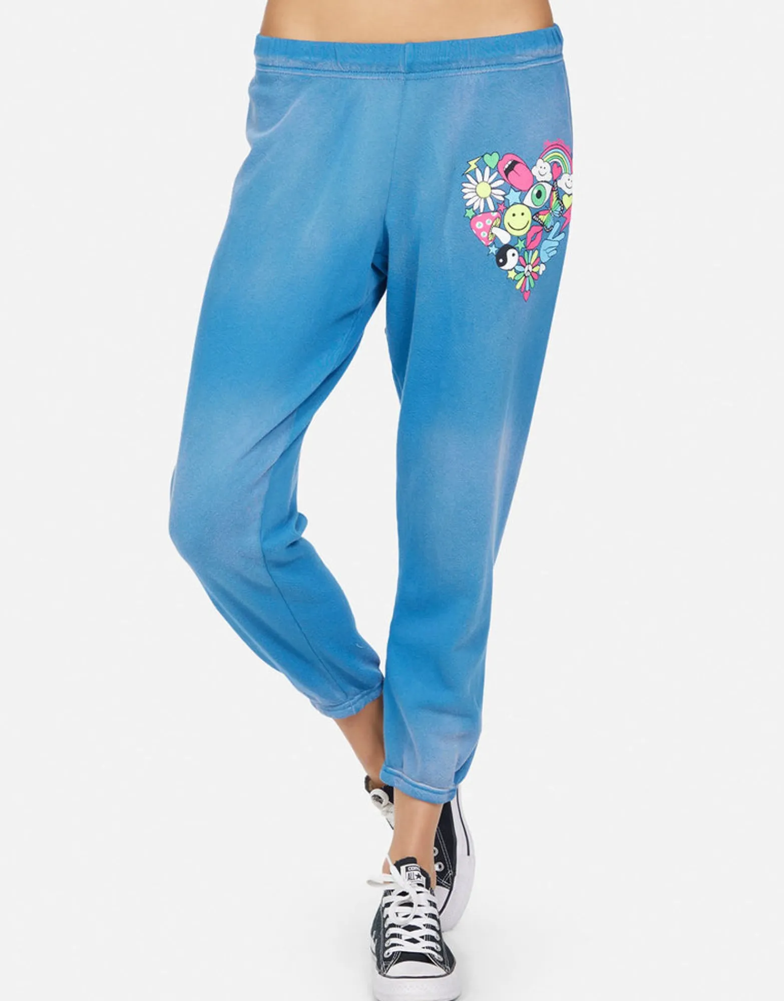 Cheap Alana Elements Heart Women Crop Sweatpants