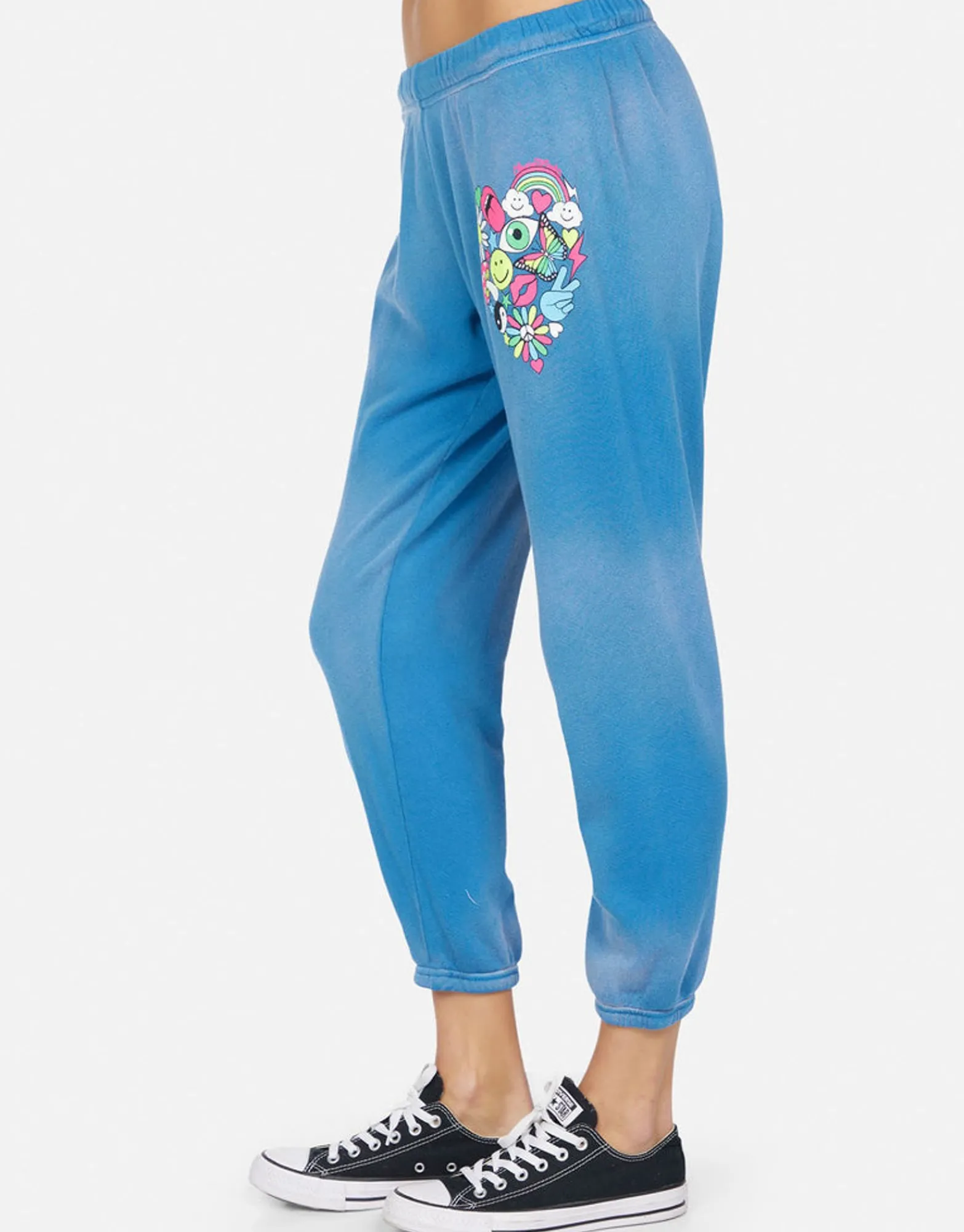 Cheap Alana Elements Heart Women Crop Sweatpants
