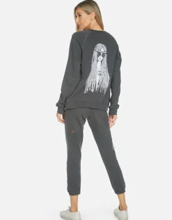 Discount Alana Hippie Girl Women Crop Sweatpants