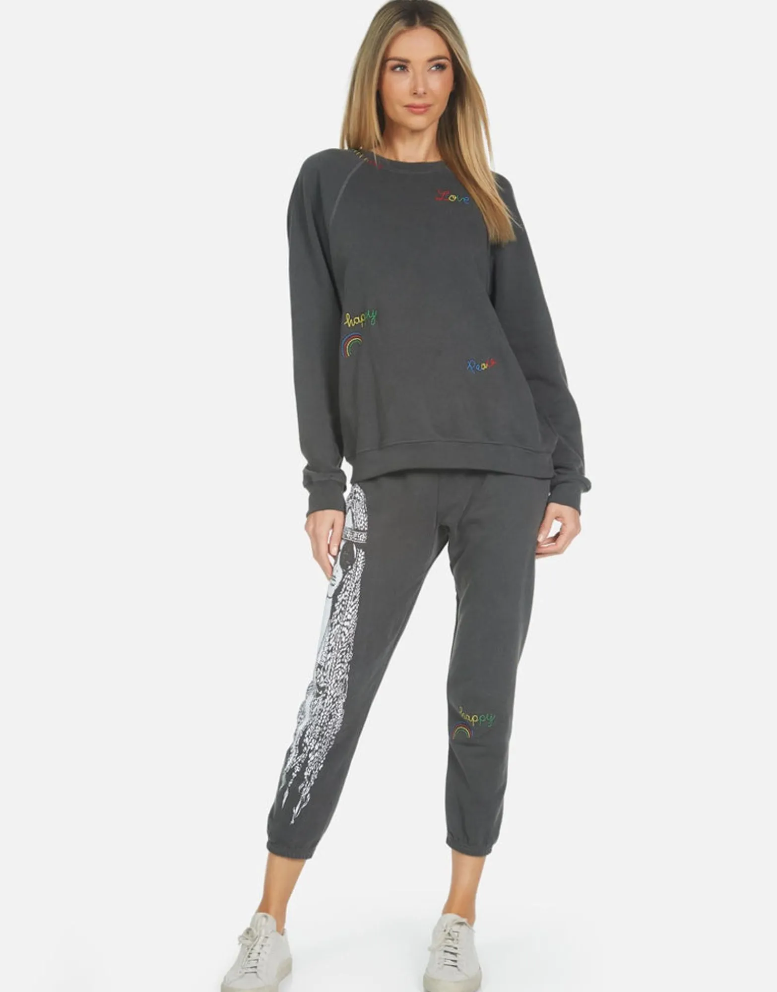 Discount Alana Hippie Girl Women Crop Sweatpants