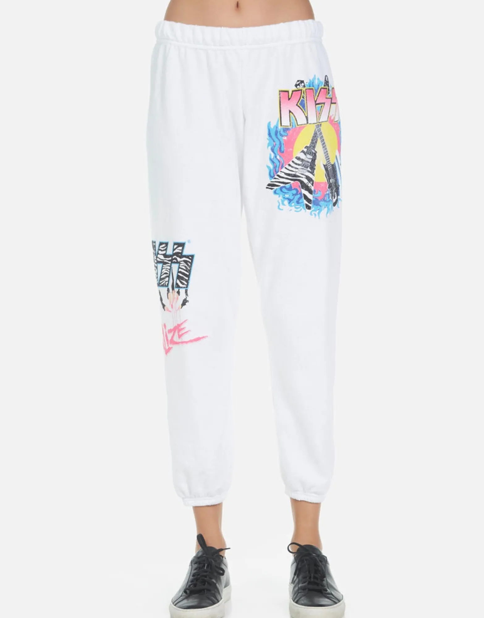 New Alana Kiss Animalize Women Crop Sweatpants