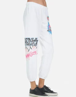 New Alana Kiss Animalize Women Crop Sweatpants