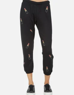 Clearance Alana Mini Lipstick Women Crop Sweatpants