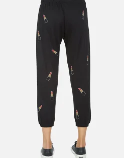 Clearance Alana Mini Lipstick Women Crop Sweatpants