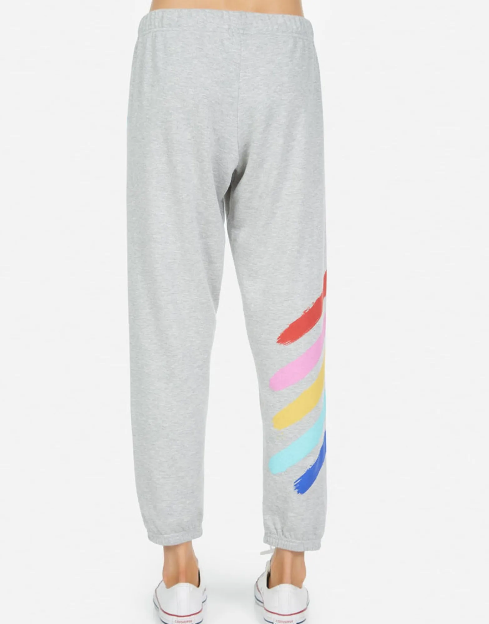 Fashion Alana Painted Evil Eye Women Crop Sweatpants