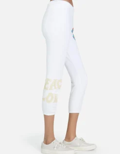 Cheap Alana Peace Love Camel Women Crop Sweatpants