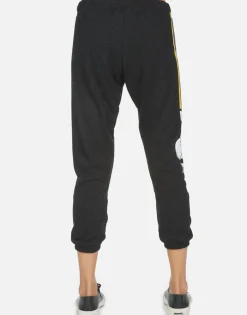 Hot Alana Peace Love Stripe Women Crop Sweatpants