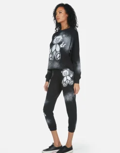 Flash Sale Alana Peace Teddy Women Crop Sweatpants