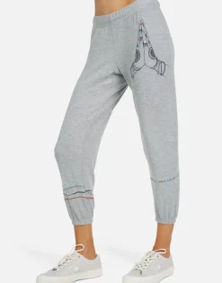 Sale Alana Prayer Hands Women Crop Sweatpants