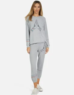 Sale Alana Prayer Hands Women Crop Sweatpants