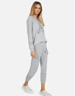 Sale Alana Prayer Hands Women Crop Sweatpants
