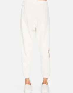 Fashion Alana Rainbow Lip Outline Women Crop Sweatpants