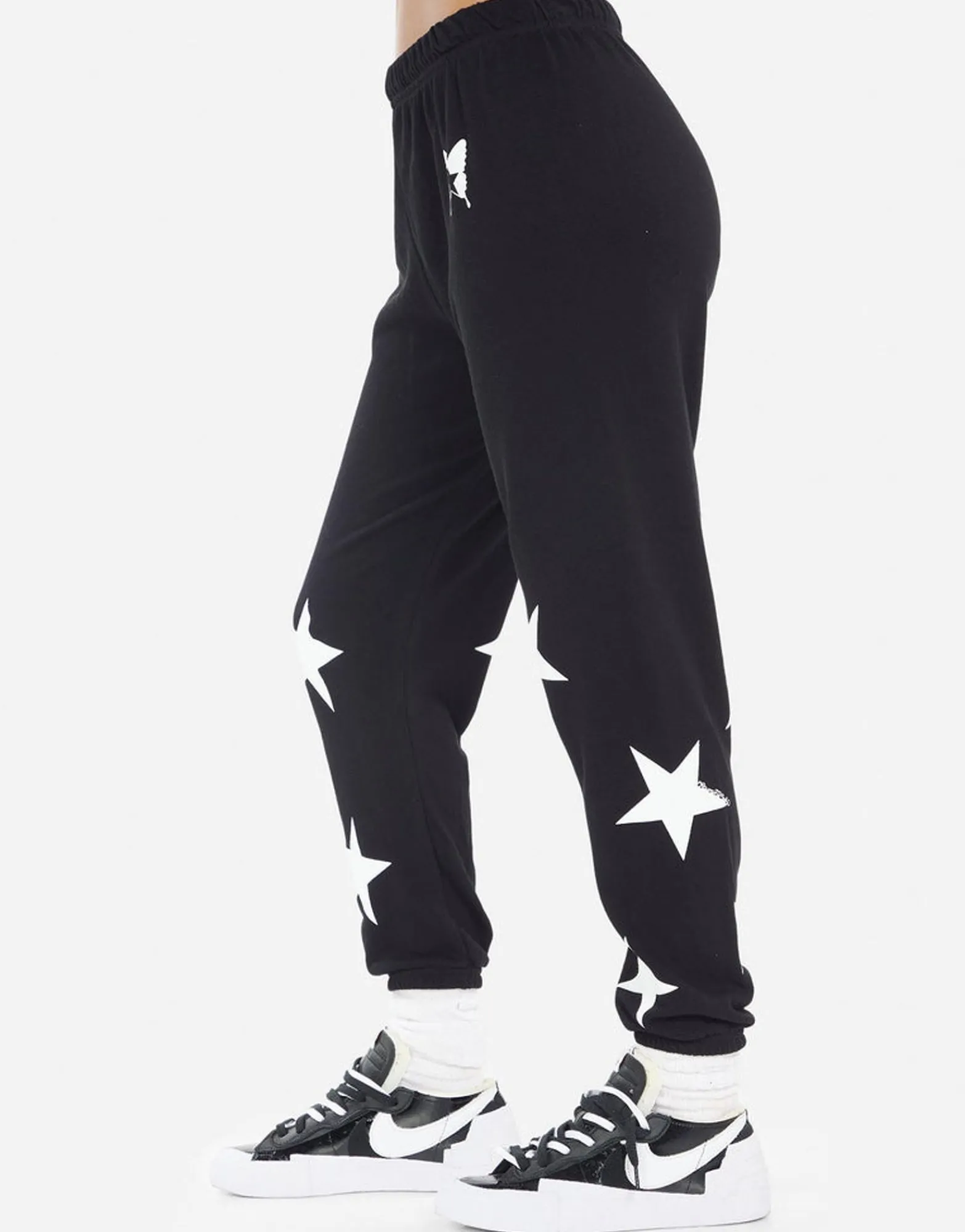 Sale Alana Rock Star Butterfly Women Crop Sweatpants