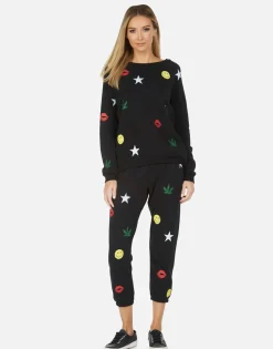 Online Alana Spray Elements Women Crop Sweatpants