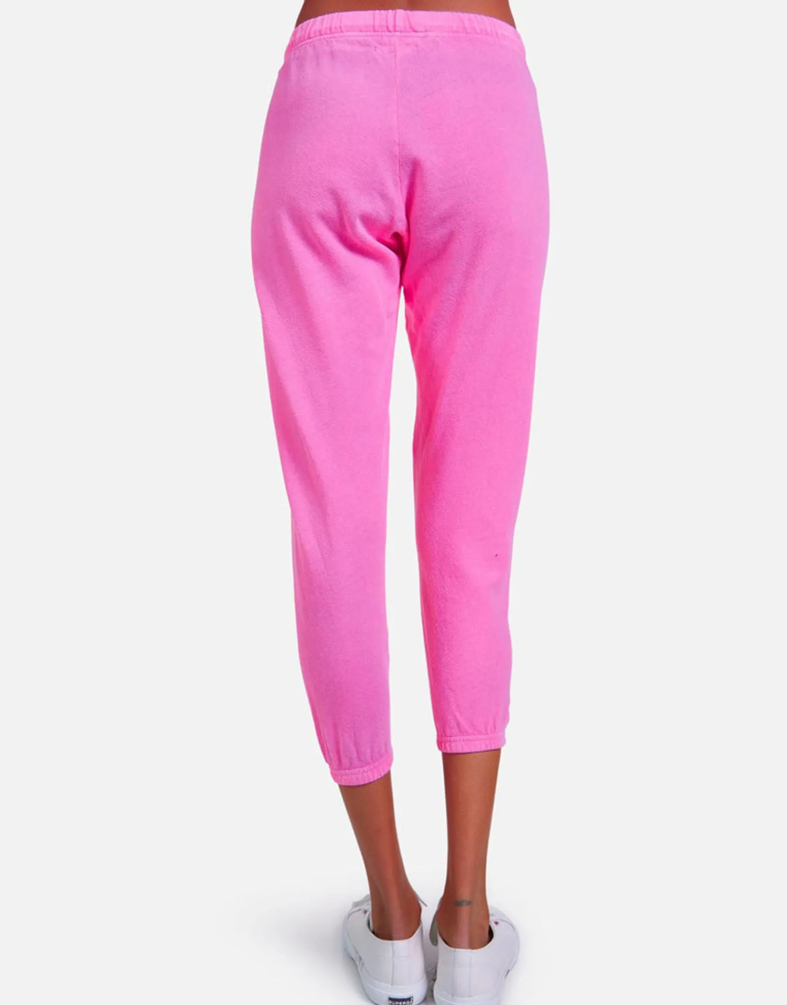 Online Alana X Pink Lightning Bolt Women Crop Sweatpants
