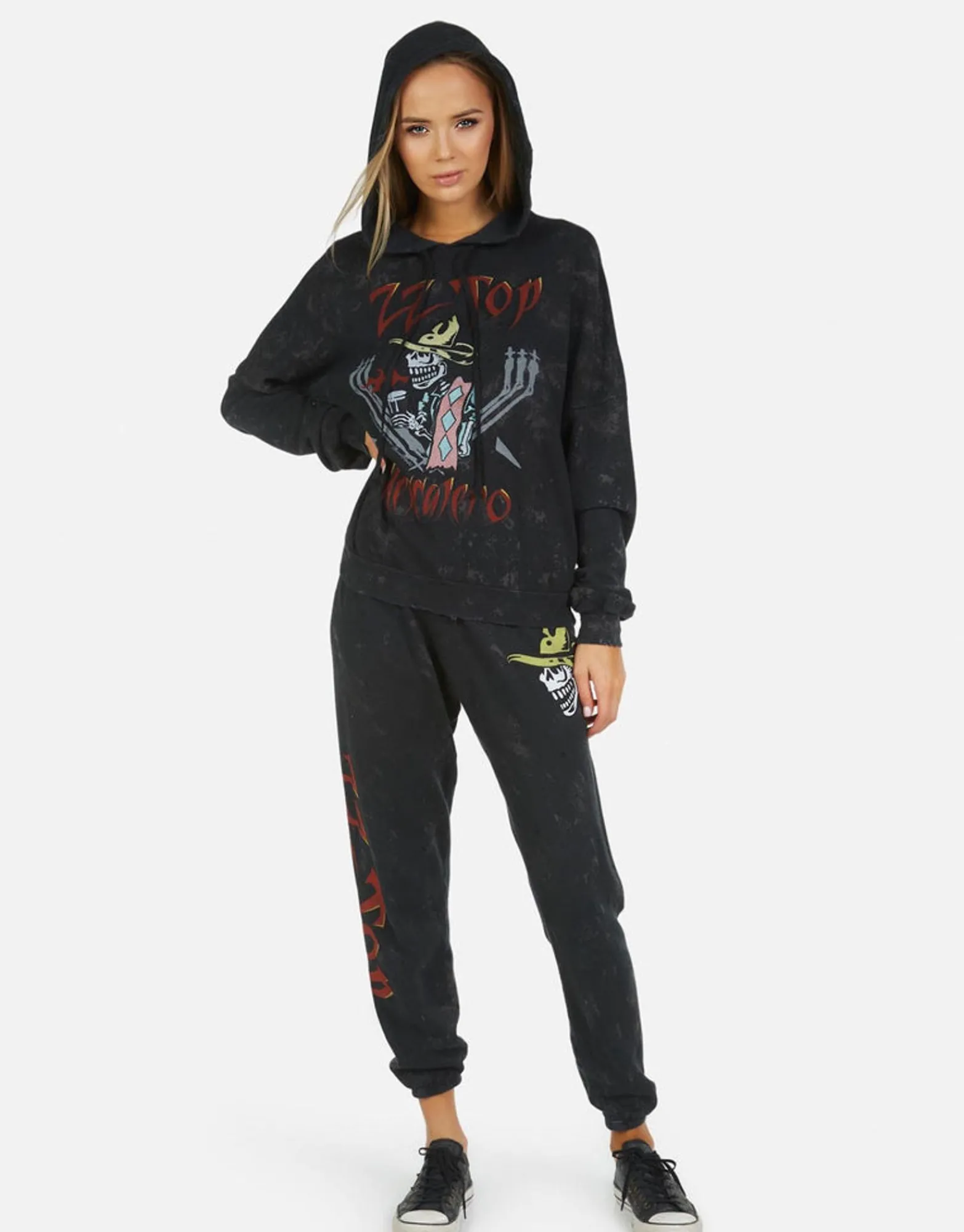 Cheap Alana Zz Top Women Crop Sweatpants
