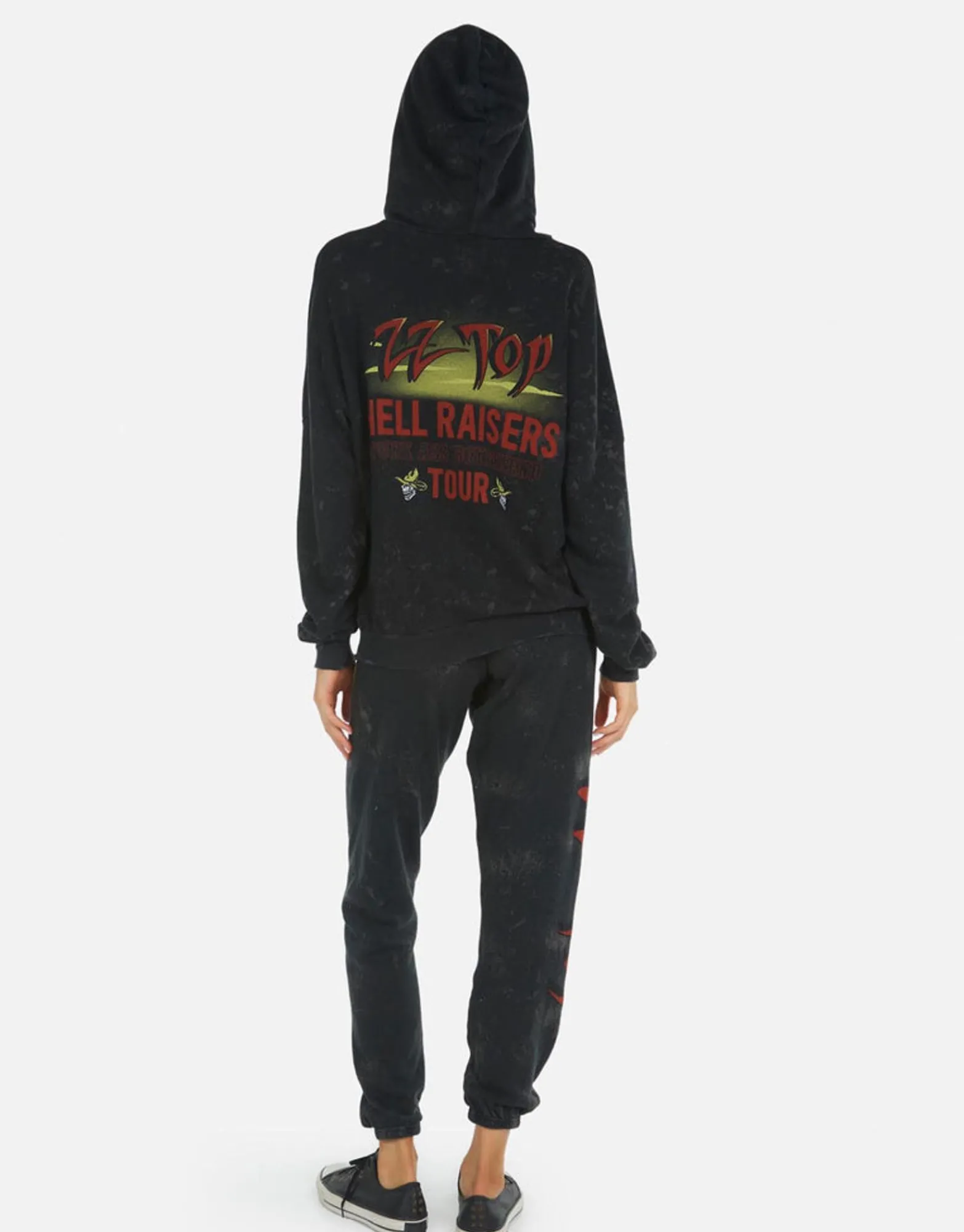 Cheap Alana Zz Top Women Crop Sweatpants