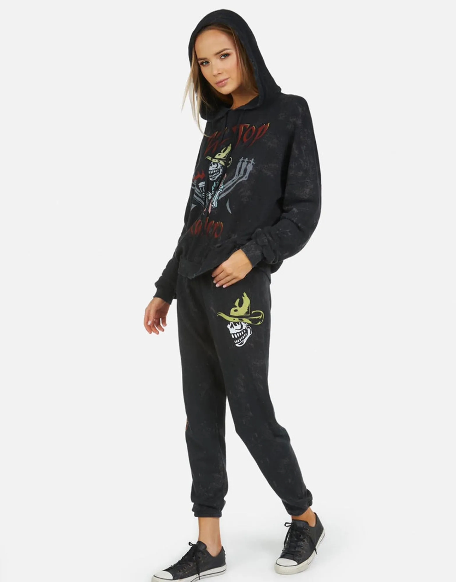 Cheap Alana Zz Top Women Crop Sweatpants