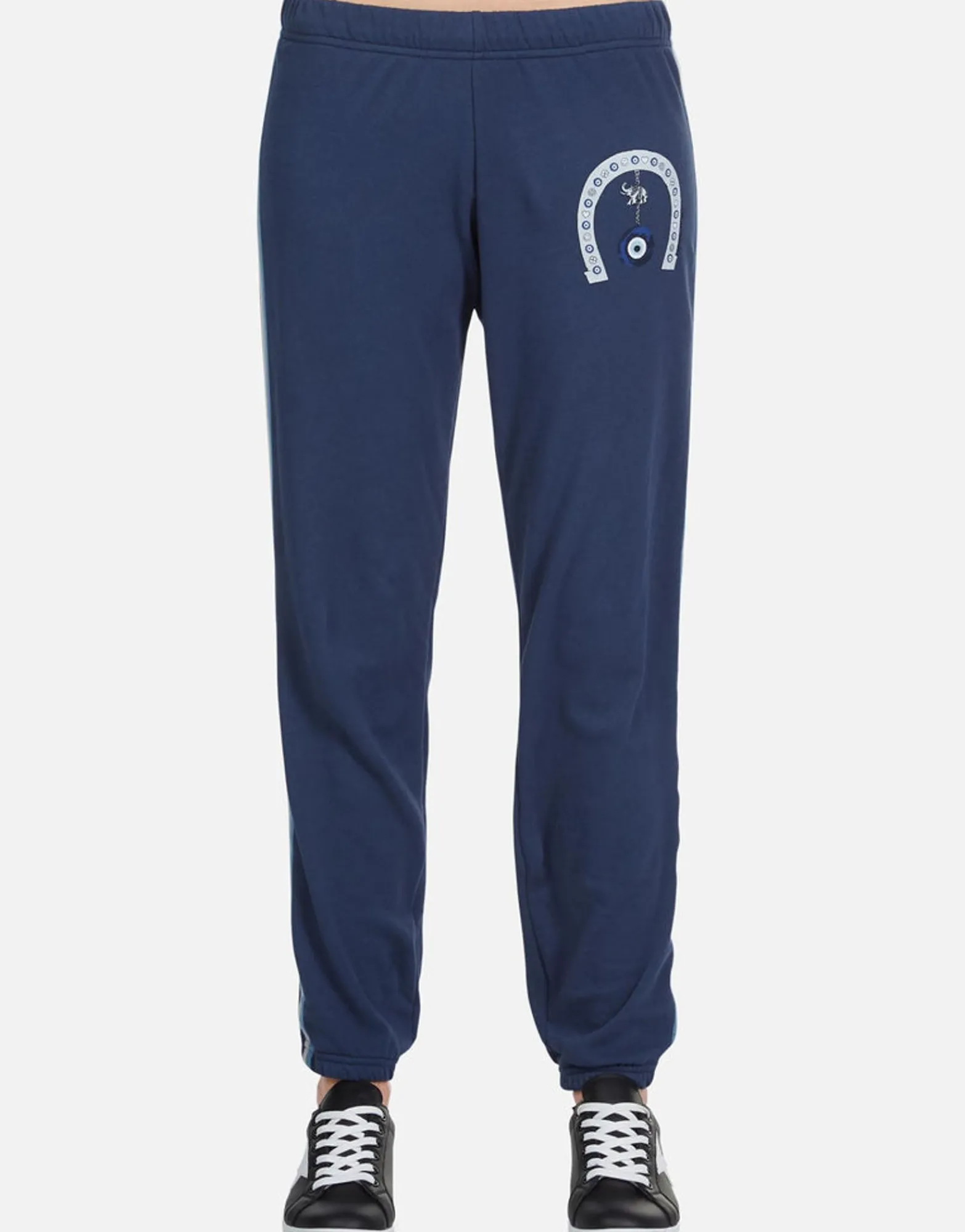 Discount Alessia Lucky Eye Horseshoe Sweatpant | Gia By Women Long Sweatpants