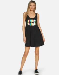Online Alina Rainbow Lightning Lip Women Dresses