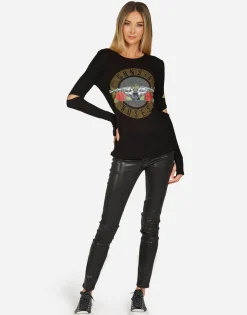 Fashion Amora Guns N' Roses Women Long Sleeve