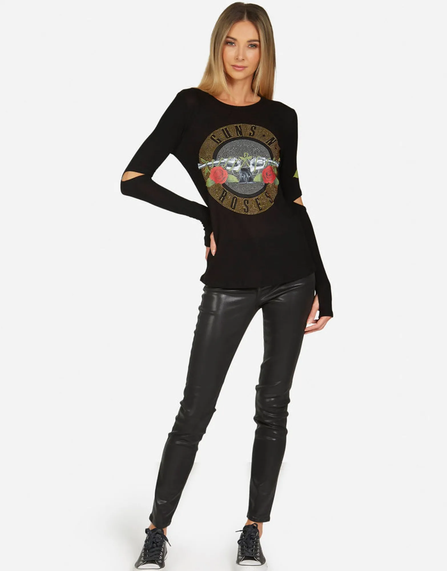 Fashion Amora Guns N' Roses Women Long Sleeve