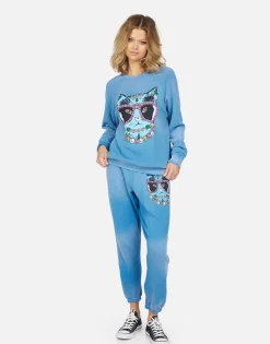 Hot Anela Diamond Cat Women Long Sleeve