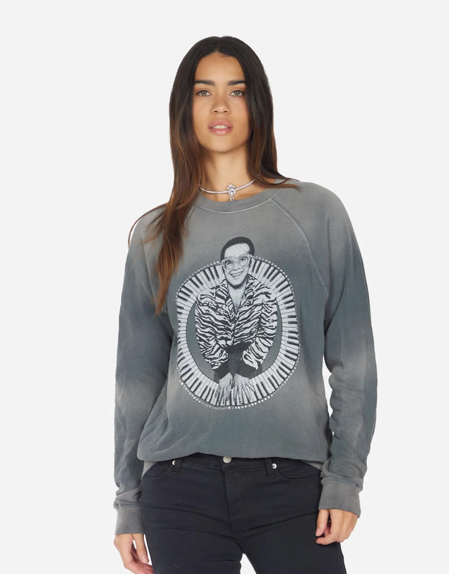New Anela Elton John Piano Women Sweaters & Knits