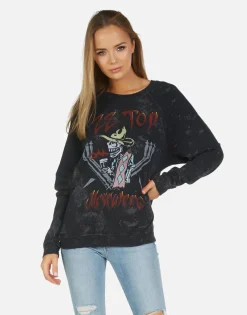 Discount Anela Zz Top Women Long Sleeve
