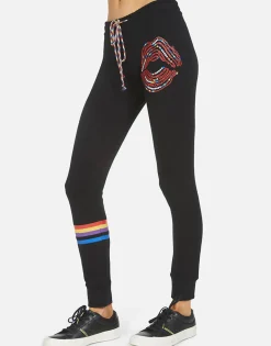 Shop Angelina Bracelet Lip Women Long Sweatpants