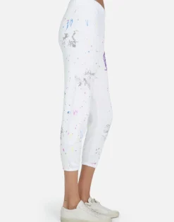 Shop Annabelle Peace Teddy Women Crop Sweatpants
