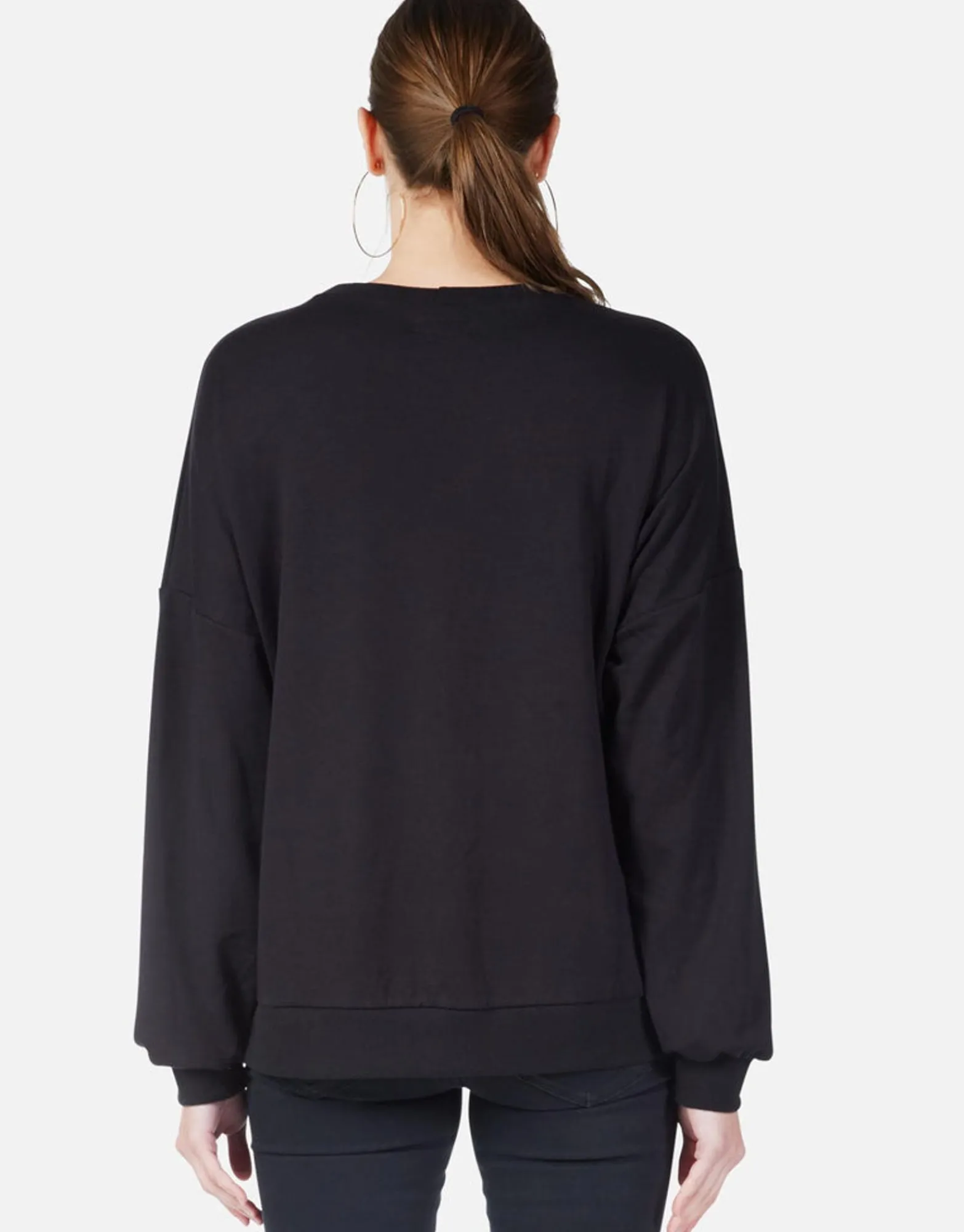 Outlet Arrow Lip L/S Boyfriend Pullover In | Sierra By Women Long Sleeve