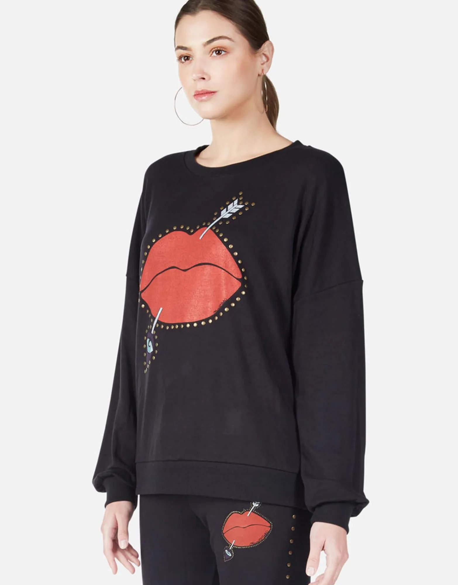 Outlet Arrow Lip L/S Boyfriend Pullover In | Sierra By Women Long Sleeve